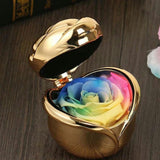 Max Handmade Preserved Flower Rose Valentine's Day Gift Multicolor-Gold - Aladdin Shoppers
