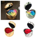 Max Handmade Preserved Flower Rose Valentine's Day Gift Red-Gold - Aladdin Shoppers