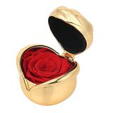 Max Handmade Preserved Flower Rose Valentine's Day Gift Red-Gold - Aladdin Shoppers