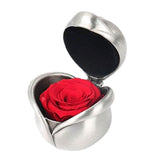Max Handmade Preserved Flower Rose Valentine's Day Gift Red-Silver - Aladdin Shoppers