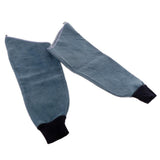 Max Heavy Duty Cowhide Leather Welding Protective Split Sleeves For Arms Blue - Aladdin Shoppers