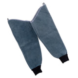 Max Heavy Duty Cowhide Leather Welding Protective Split Sleeves For Arms Blue - Aladdin Shoppers