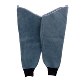 Max Heavy Duty Cowhide Leather Welding Protective Split Sleeves For Arms Blue - Aladdin Shoppers