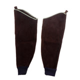 Max Heavy Duty Cowhide Leather Welding Protective Split Sleeves For Arms Brown - Aladdin Shoppers
