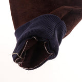 Max Heavy Duty Cowhide Leather Welding Protective Split Sleeves For Arms Brown - Aladdin Shoppers