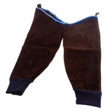 Max Heavy Duty Cowhide Leather Welding Protective Split Sleeves For Arms Brown - Aladdin Shoppers