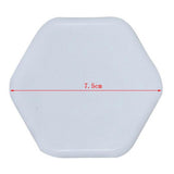 Max Heavy Duty Reusable Furniture Sliders Carpet Moving Pads White Hex 7.5cm - Aladdin Shoppers