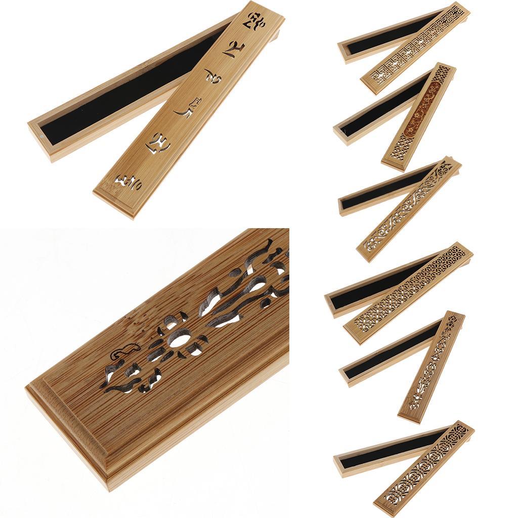 Max Hollow Bamboo Incense Stick Burner Wooden Censer for Home Decor Style-1 - Aladdin Shoppers