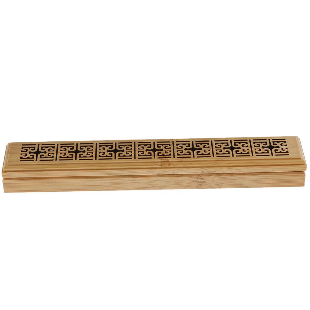 Max Hollow Bamboo Incense Stick Burner Wooden Censer for Home Decor Style-1 - Aladdin Shoppers