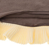 Max Home Decoration Pillow Case Soft Comfortable Cushion Cover for Sofa Couch Brown - Aladdin Shoppers