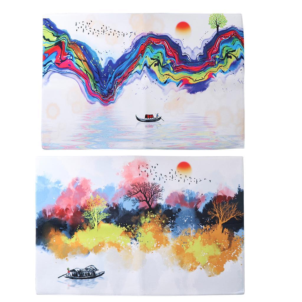 Max Home Decorator Area Rug Mountains and Waters Painting Floor Rug Carpet 01 - Aladdin Shoppers
