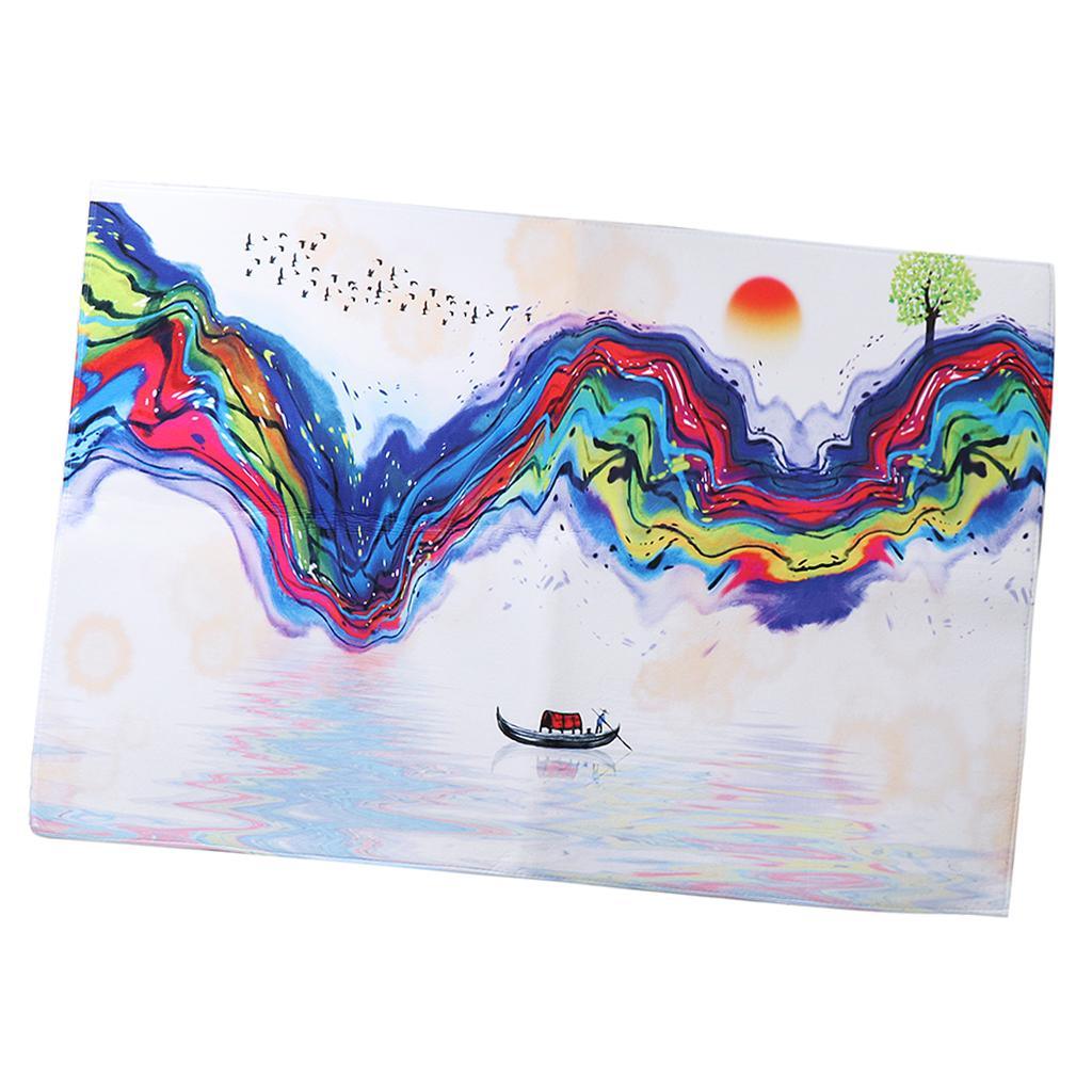 Max Home Decorator Area Rug Mountains and Waters Painting Floor Rug Carpet 01 - Aladdin Shoppers