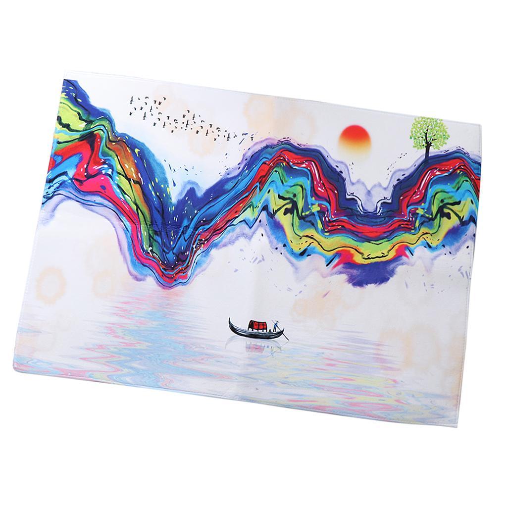 Max Home Decorator Area Rug Mountains and Waters Painting Floor Rug Carpet 01 - Aladdin Shoppers
