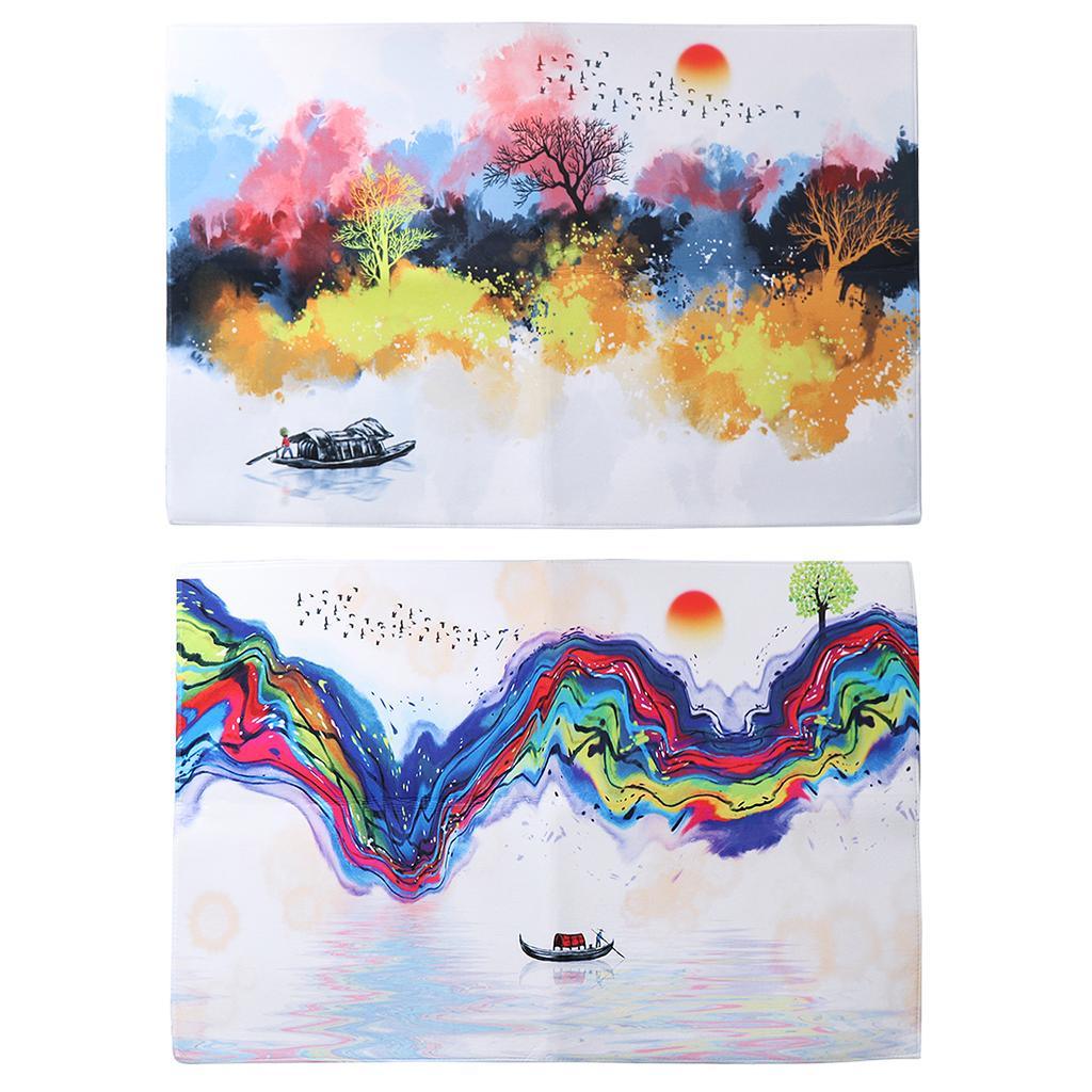 Max Home Decorator Area Rug Mountains and Waters Painting Floor Rug Carpet 01 - Aladdin Shoppers