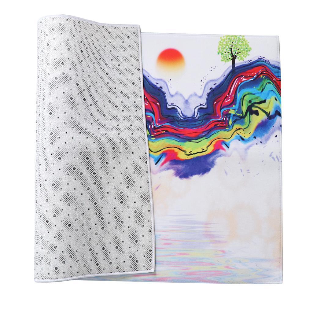 Max Home Decorator Area Rug Mountains and Waters Painting Floor Rug Carpet 01 - Aladdin Shoppers