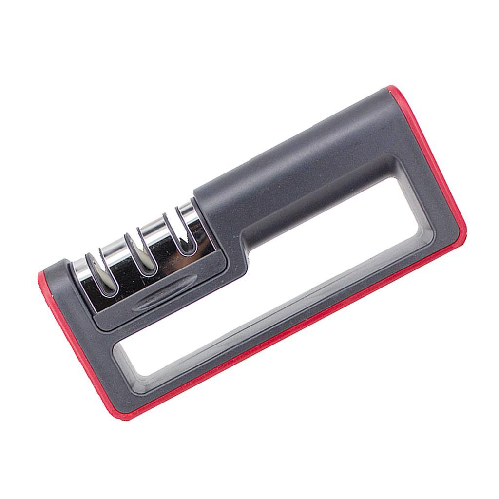 Max Household Fast Knife Sharpener Double-Sided 3-Stage Sharpener Large upgrade - Aladdin Shoppers