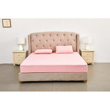 Max Hypoallergenic Zipped Mattress Protector Cover Pink - 200x200cm - Aladdin Shoppers