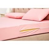 Max Hypoallergenic Zipped Mattress Protector Cover Pink - 200x200cm - Aladdin Shoppers