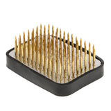 Max Ikebana Kenzan Flower Frog #5 5.2cm Rectangle Brass - Aladdin Shoppers