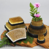 Max Ikebana Kenzan Flower Frog #5 5.2cm Rectangle Brass - Aladdin Shoppers