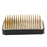 Max Ikebana Kenzan Flower Frog with Sturdy Rubber Base #1 2.5 Inch Brass - Aladdin Shoppers