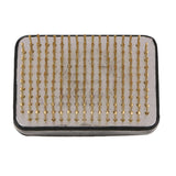 Max Ikebana Kenzan Flower Frog with Sturdy Rubber Base #1 2.5 Inch Brass - Aladdin Shoppers