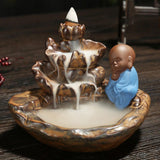 Max Incense Burner Backflow Mountain Lotus Buddha Lotus Meditation - Aladdin Shoppers