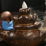 Max Incense Burner Backflow Mountain Lotus Buddha Lotus Meditation - Aladdin Shoppers