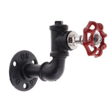 Max Industrial Iron Pipe Wall Mounted Coat Robe Hook Heavy Duty Hanger Hook C - Aladdin Shoppers