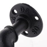 Max Industrial Iron Pipe Wall Mounted Coat Robe Hook Heavy Duty Hanger Hook C - Aladdin Shoppers