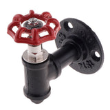 Max Industrial Iron Pipe Wall Mounted Coat Robe Hook Heavy Duty Hanger Hook D - Aladdin Shoppers