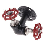 Max Industrial Iron Pipe Wall Mounted Coat Robe Hook Heavy Duty Hanger Hook F - Aladdin Shoppers