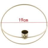 Max Iron Geometric Candlestick Candle Holders Centerpiece Decor Gold-Dia.19cm - Aladdin Shoppers