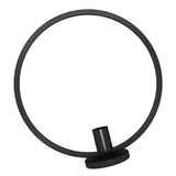 Max Iron Geometric Candlestick Decorative Candle Holders Centerpiece Black-S - Aladdin Shoppers