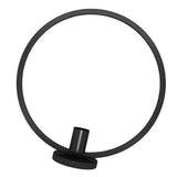 Max Iron Geometric Candlestick Decorative Candle Holders Centerpiece Black-S - Aladdin Shoppers