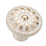 Max Ivory White Zinc Alloy Door Handle Cabinet Cupboard Dresser Knob Handle 25mm - Aladdin Shoppers