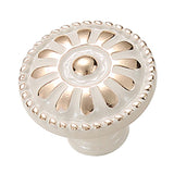 Max Ivory White Zinc Alloy Door Handle Cabinet Cupboard Dresser Knob Handle 31mm - Aladdin Shoppers