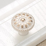 Max Ivory White Zinc Alloy Door Handle Cabinet Cupboard Dresser Knob Handle 31mm - Aladdin Shoppers