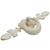 Max Ivory White Zinc Alloy Kitchen Door Knob Cabinet Ring Pulls 118x49x22mm - Aladdin Shoppers