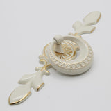 Max Ivory White Zinc Alloy Kitchen Door Knob Cabinet Ring Pulls 118x49x22mm - Aladdin Shoppers