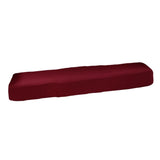 Max Jacquard Polyester Spandex Sofa Seat Cushion Loveseat Cushion - Wine Red - Aladdin Shoppers