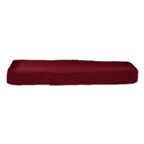 Max Jacquard Polyester Spandex Sofa Seat Cushion Loveseat Cushion - Wine Red - Aladdin Shoppers