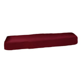 Max Jacquard Polyester Spandex Sofa Seat Cushion Loveseat Cushion - Wine Red - Aladdin Shoppers