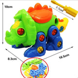 Max Kids Puzzle Educational Toys Disassembly Assembly Cartoon stegosaurus - Aladdin Shoppers