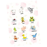 Max Kids Toddlers earning Poster Preschool Educational Wall Posters Animal - Aladdin Shoppers