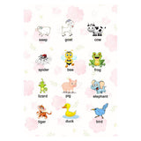 Max Kids Toddlers earning Poster Preschool Educational Wall Posters Animal - Aladdin Shoppers
