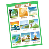 Max Kids Toddlers earning Poster Preschool Educational Wall Posters Nature - Aladdin Shoppers