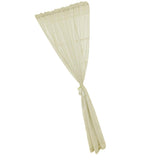 Max Kitchen Curtain Sheer Door Window Voile Beige - 132x213cm - Aladdin Shoppers