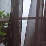 Max Kitchen Curtain Sheer Door Window Voile Coffee - 132x213cm - Aladdin Shoppers