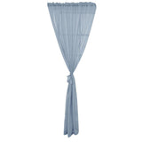 Max Kitchen Curtain Sheer Door Window Voile Grey - 132x240cm - Aladdin Shoppers